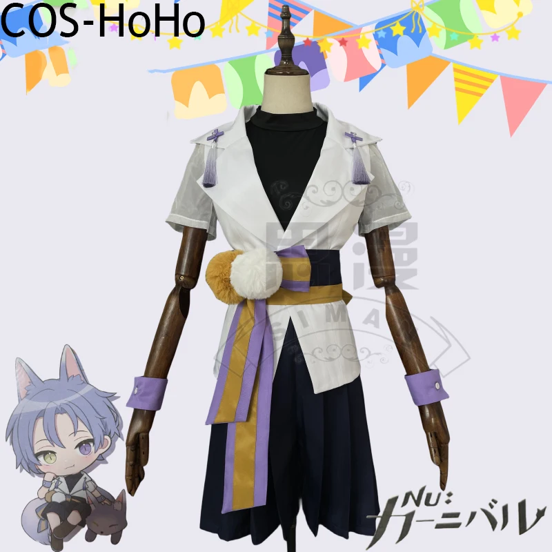 

COS-HoHo Nu: Carnival Kuya Childhood Game Suit Handsome Uniform Cosplay Costume Halloween Party Outfit Daily Wear Unisex