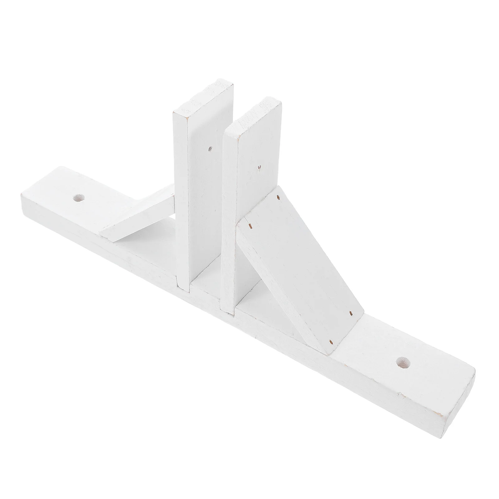 

Small Triangle Wooden Fence Base Bracket Outdoor Garden Yard Fence Stand Support Feet Lawn Patio White Garden Fencing