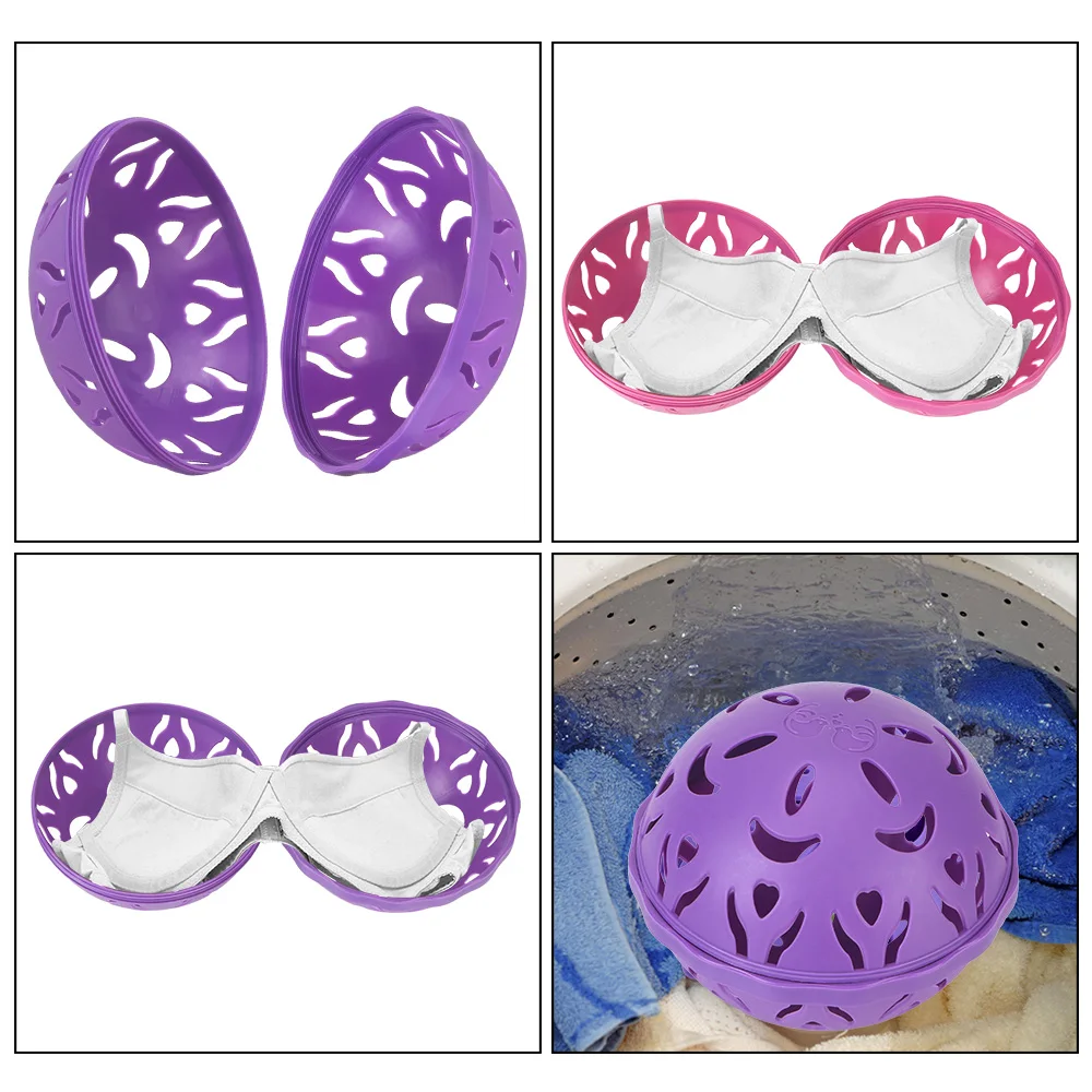 Reusable Keeping Clothes Eco-friendly Bubble Bra Double Ball Saver Washer Bra Laundry Balls for Washing Machine