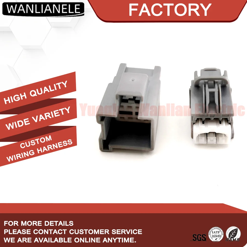 Yazaki 7282-5539-40 3 Pin Male Connector Housing YES/YESC Kaizen 1.5X0.8 Unsealed Light Gray for Automotive Wire Harness