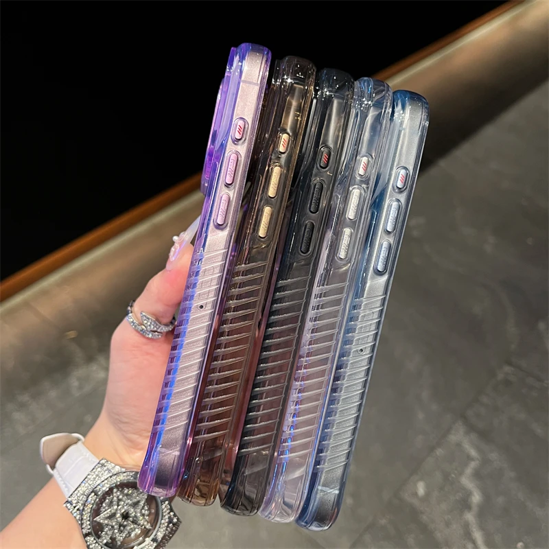 หรูหราสำหรับแม็กเซฟเคสโทรศัพท์ชาร์จไร้สายแบบแม่เหล็กสำหรับ iPhone 17Air 17Pro 17 Pro Max กันกระแทกปกแข็งโปร่งใส