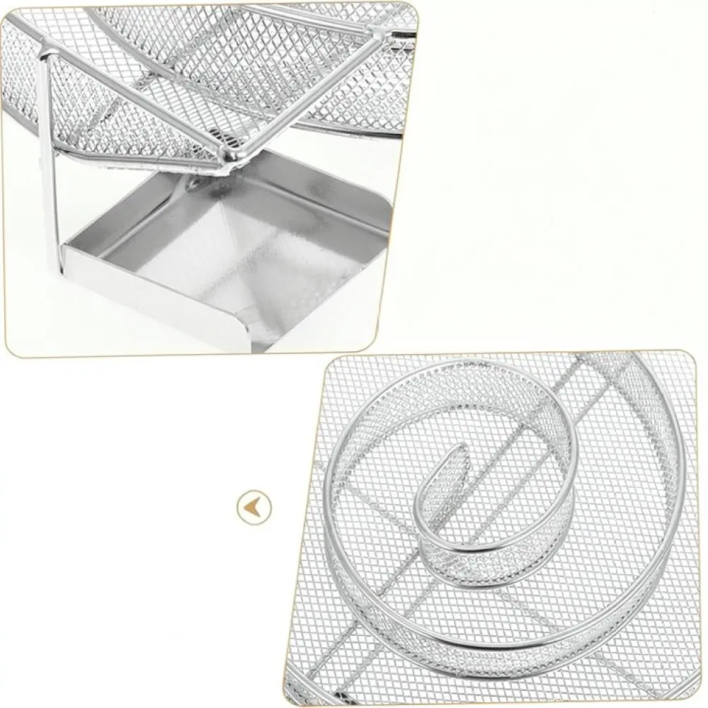 Heavy Duty Stainless Steel BBQ Smoker Tray For Outdoor Grilling Cold Smoke Generator Portable Meat Fish
