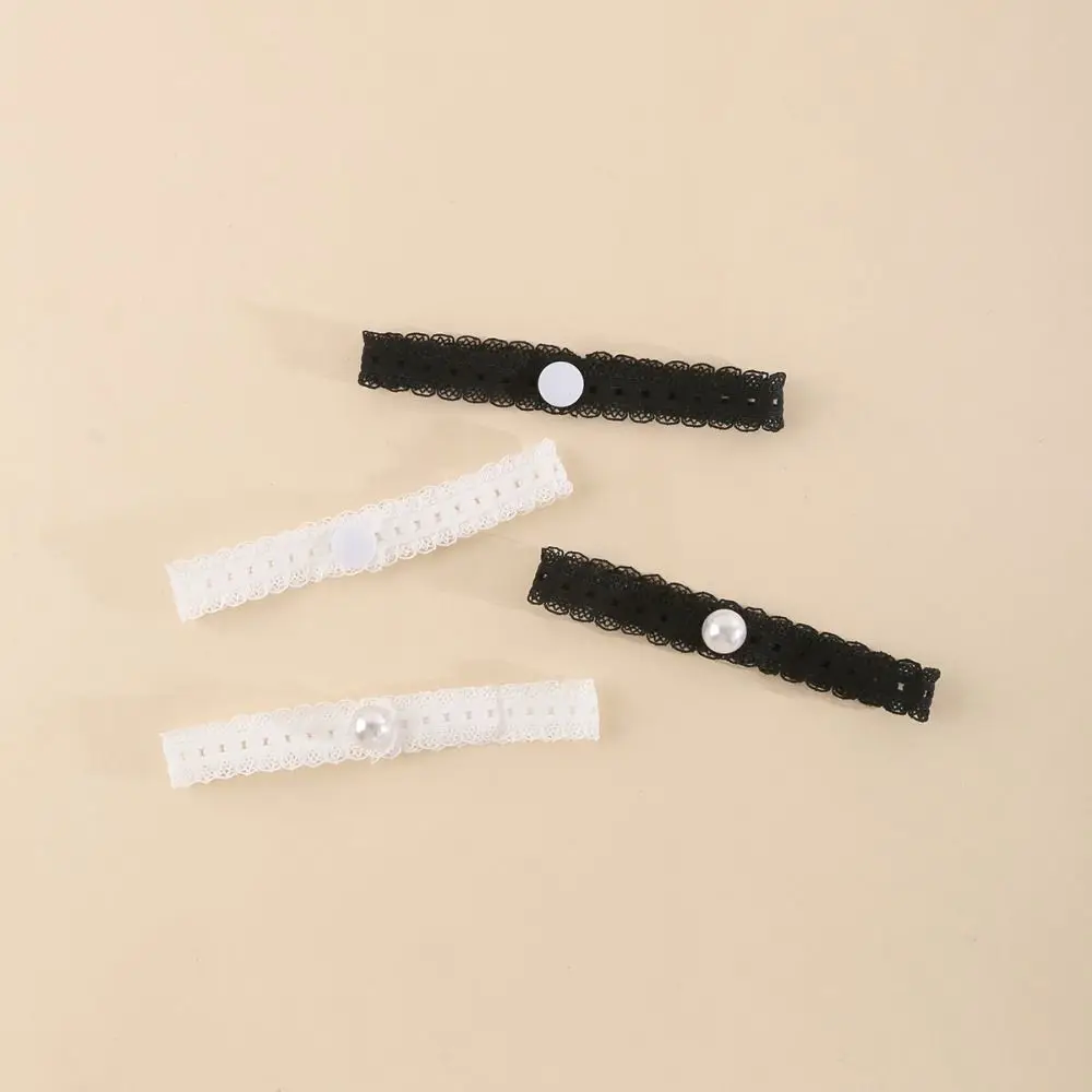 2Pcs Easy to Use Lace Sleeve Holder Elastic Adjustable Shirt Cuff Fastener Non-Slip Sleeve Shortener