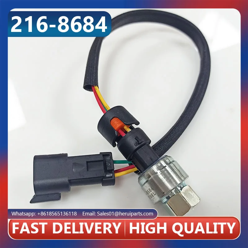 Engine Oil Pressure Sensor GP-PRESSURE 216-8684 2168684 for 3306 3512 C9 Engine Auto Parts