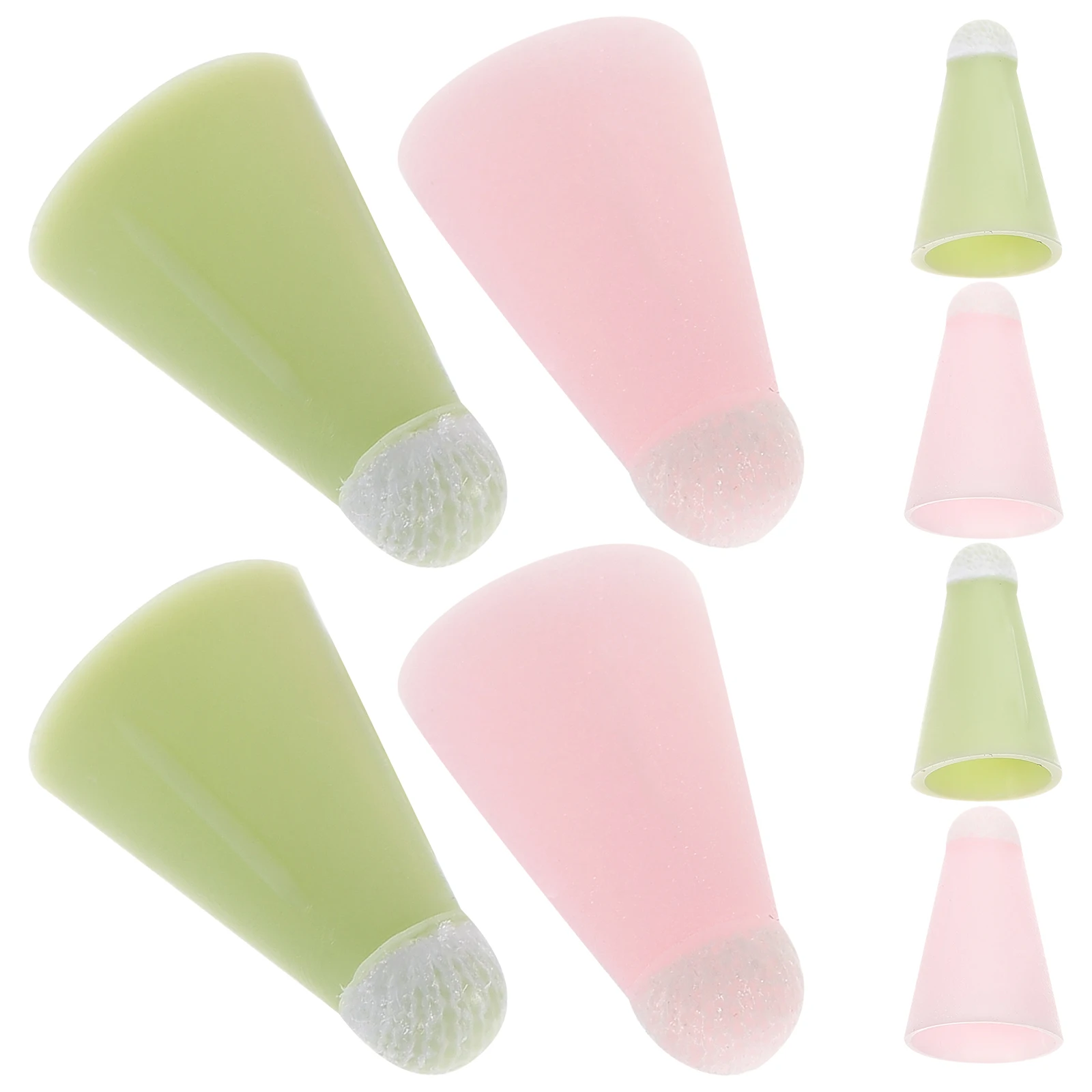 

10 Pcs Fiber Nib Cover Pencil Tip Protector Pointed Hat Replacement Nibs for Stylus Pens Case