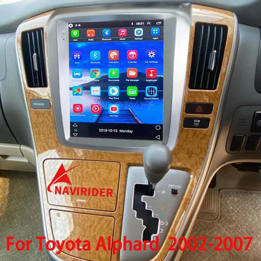 

Car Radio For Toyota Alphard H10 2002-2008 Multimedia Video Player Stereo Navigation Carplay GPS Android Screen Head Unit