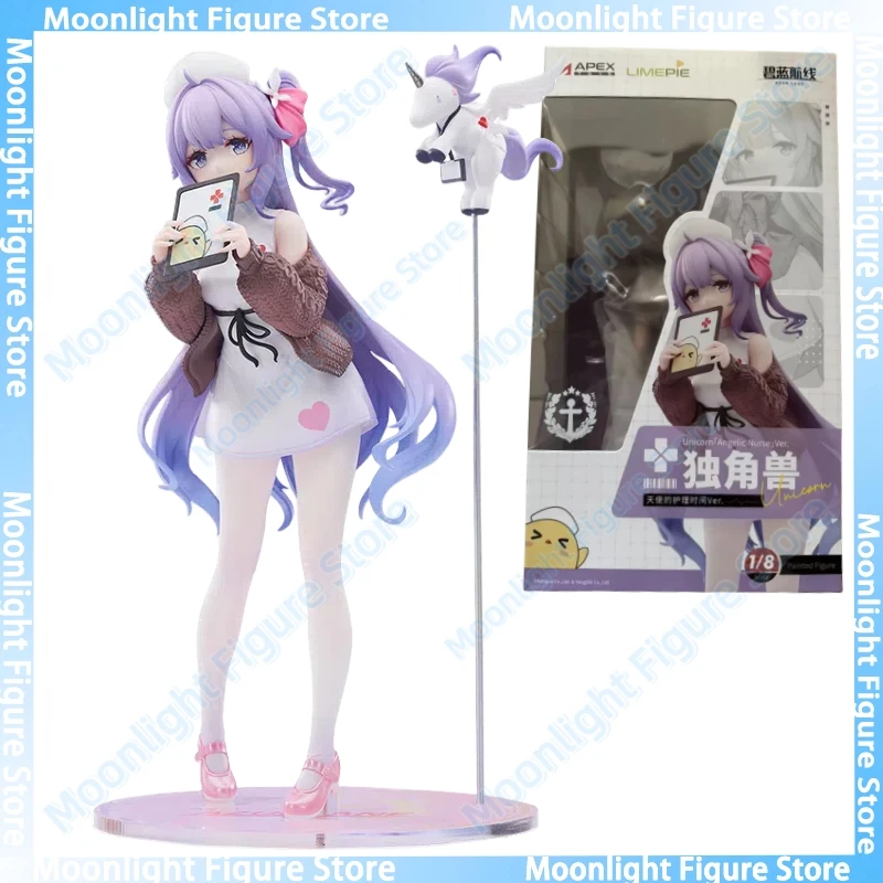 

In Stock APEX Azur Lane Unicorn Angel Care Time 1/8 Anime Action Figure Cute Desktop Decoration Toy Gift Model Collection
