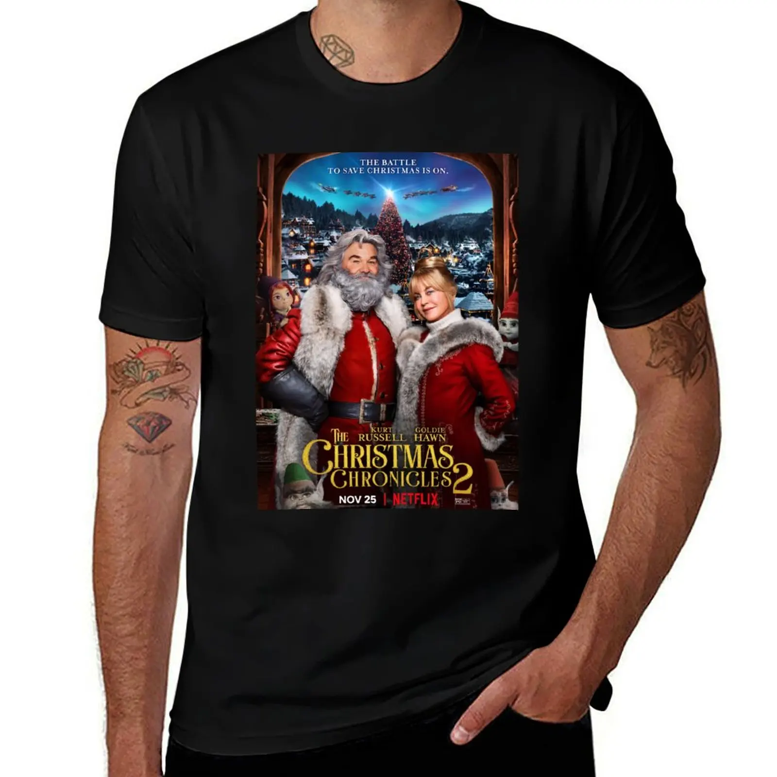 

The Christmas Chronicles 2 (2020) T-Shirt printed t shirts for man t shirt custom print T-Shirt