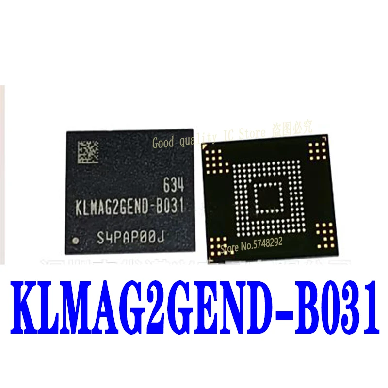 

5PCS/LOT KLMAG2GEND-B031 KLMAG2GEND KLMAG2G BGA 16G EMMC