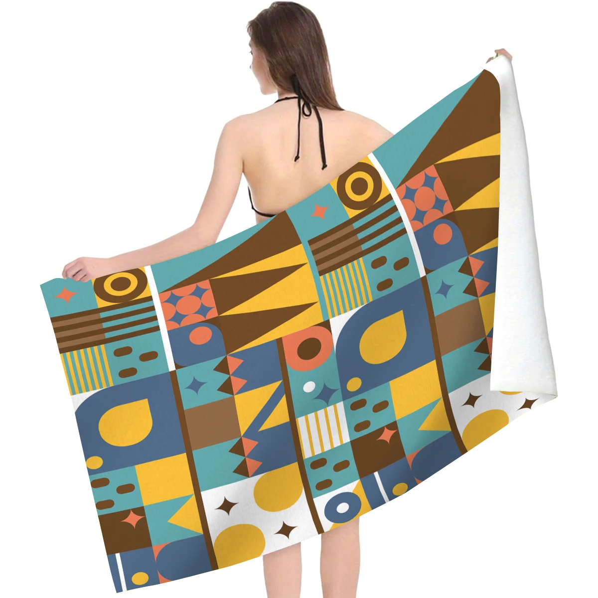 Multi-functional Polyester Beach Towel - Ideal for Swimming, Fitness, Camping, Yoga, Travel and Beach Activities