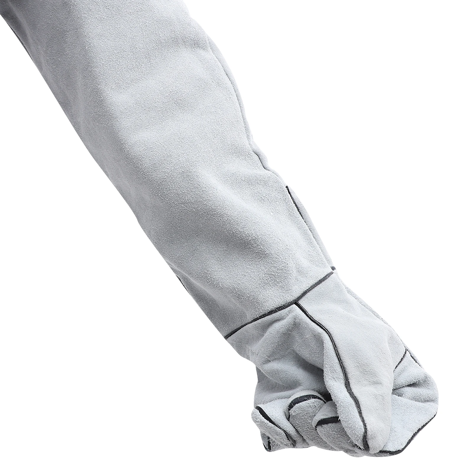 

1Pair Anti-Bite Gloves Thickening Cowhide Protective Gloves Heat Resistant Welding Bbq Pet Handling Scratch Resistant