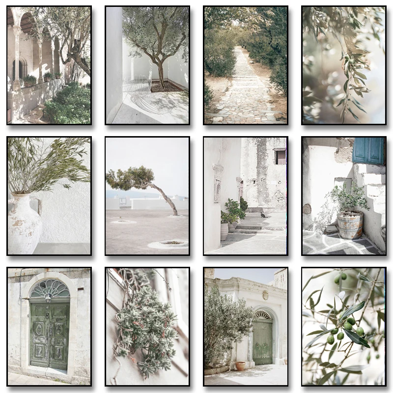 Affiches et impressions sur toile de paysages de tourisme rural italien, peintures sur toile de paysages naturels, images murales, décoration pour la maison, le bar et la salle