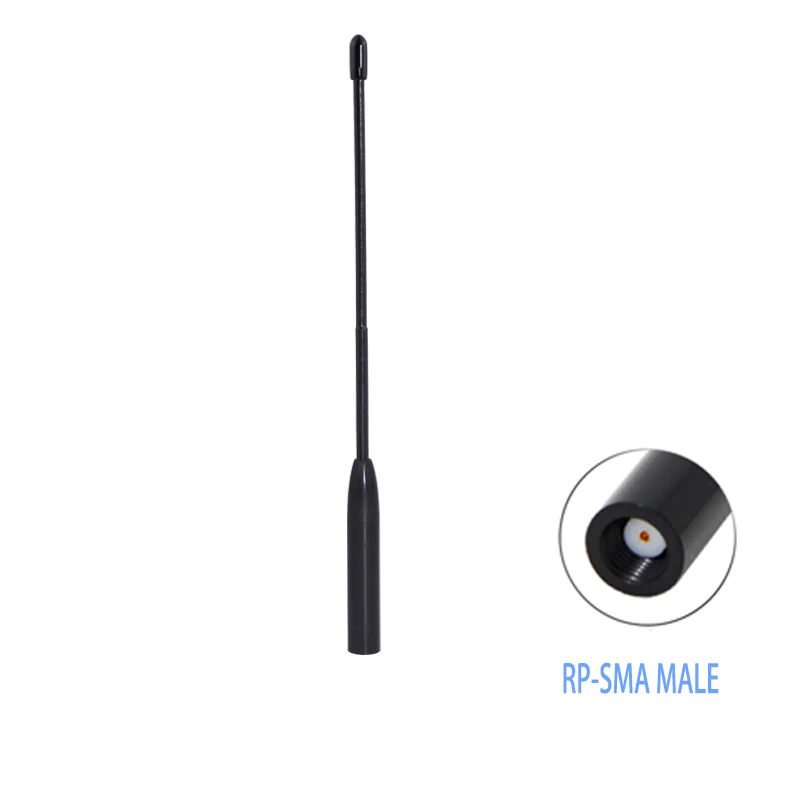 RP-SMA Male Antenna GSM868MHz/915MHz/1.2 G/1.4 G/WiFi 2.4 G Soft Whip Rod Soft Antenna High Gain Antenna Customize