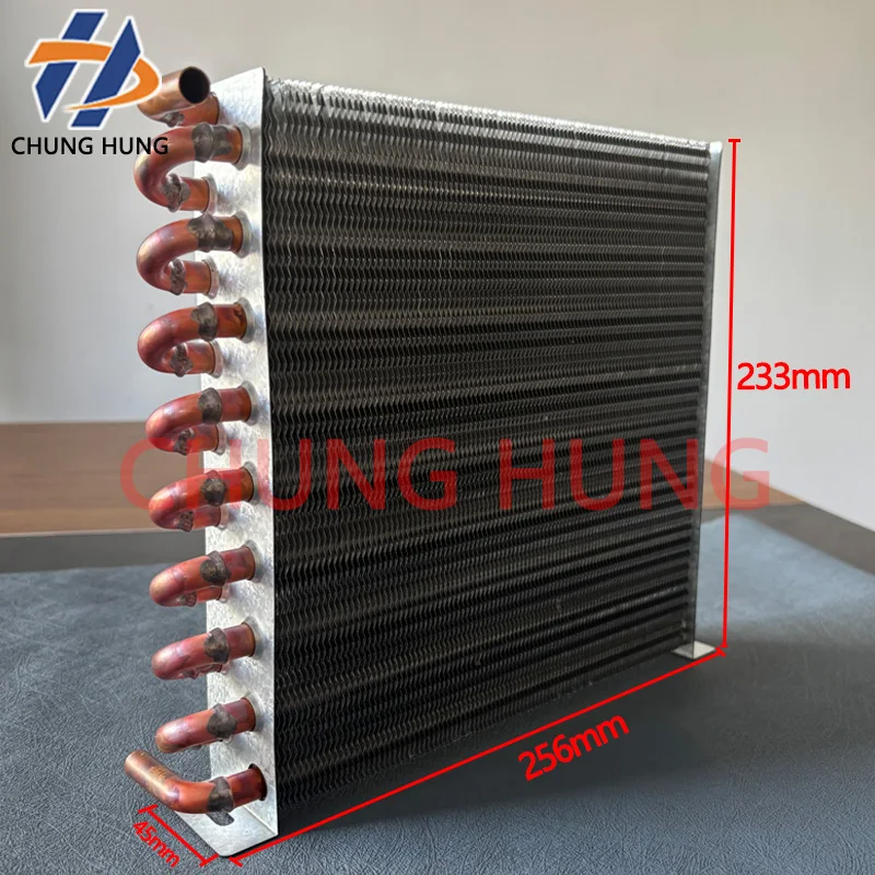 مكثف تبريد خزان المياه، مشعاع أنبوب النحاس، طابعة مسطحة بالأشعة فوق البنفسجية، مصباح معالجة LED، مكثف خزان المياه #6