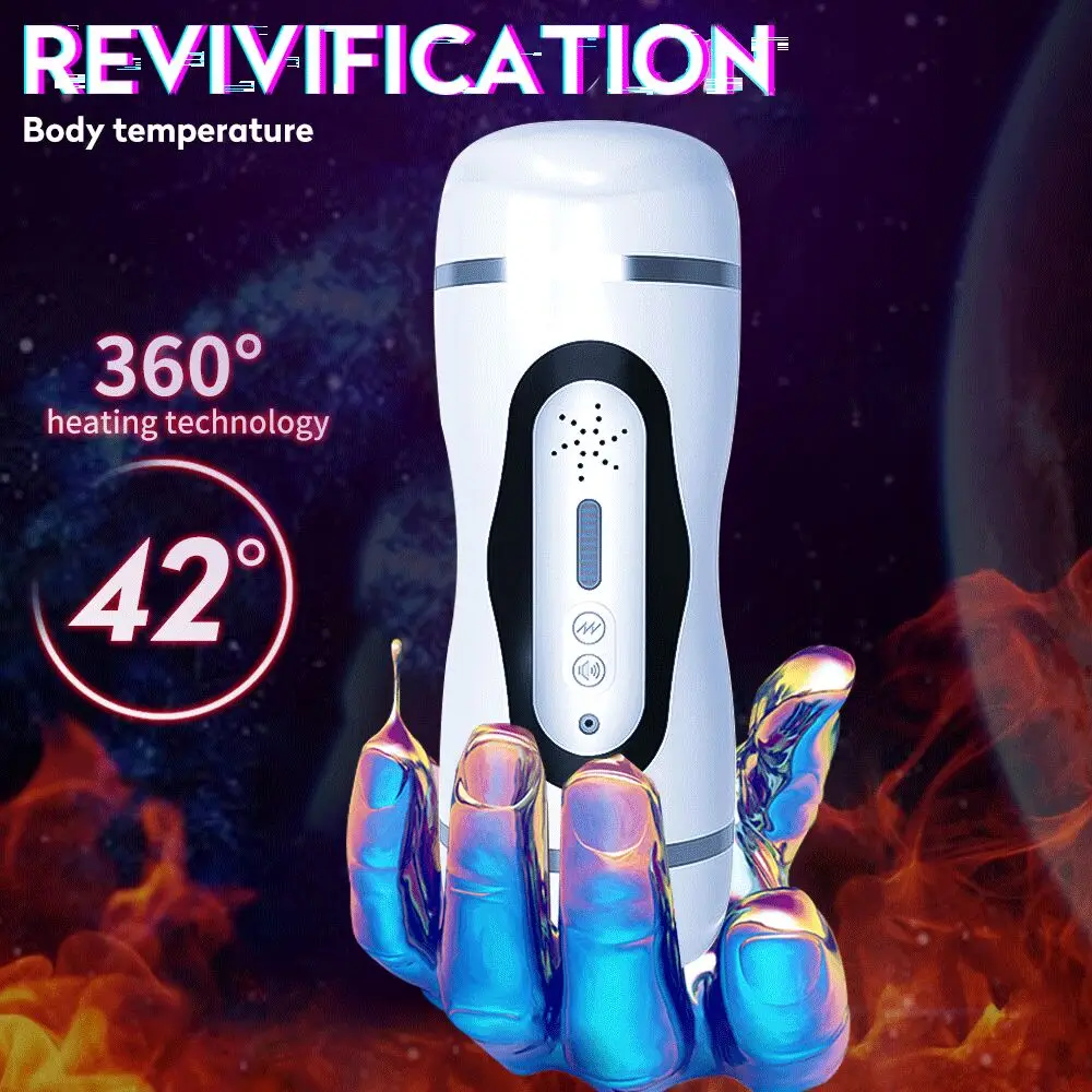 Automatic Male Masturbator Thrusting Masturbation Cup for Men Stimulation Soft Textured Vagina Penis Training Sex Toys Vibrator