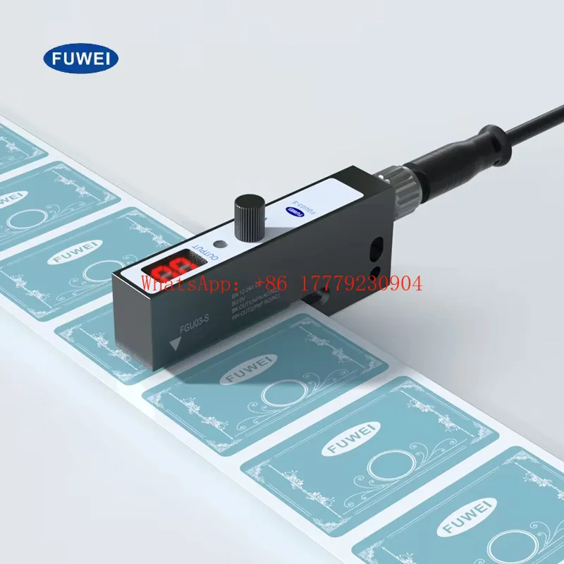

FGU03-S Special Photoelectric Label Sensor Can Detect Paper and Non-Transparent Labels for Optical Sensors Labeling Machine
