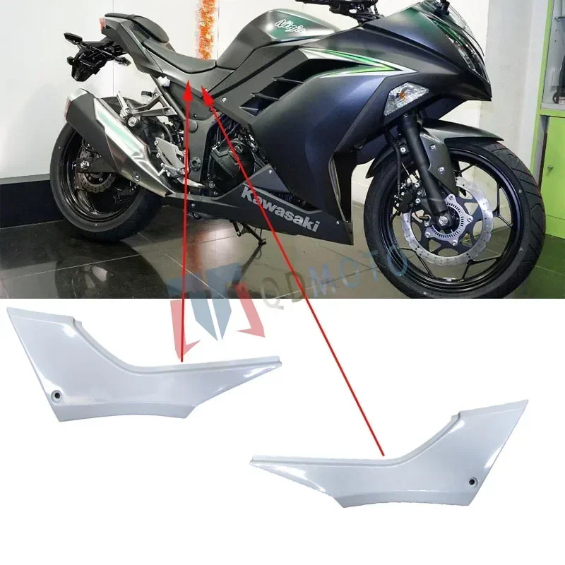 Para kawasaki ninja 300 250r ex300 zx300 2013-2017 acessórios da motocicleta sem pintura assento inferior capa lateral abs injeção carenagem