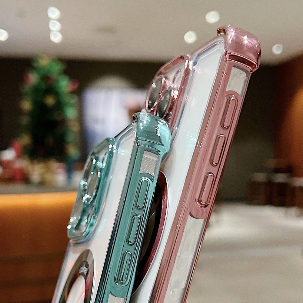 Beschichtete magnetische kabellose Ladehülle für Google Pixel 9 9A 9 Pro XL, stoßfeste TPU-Schutzhülle