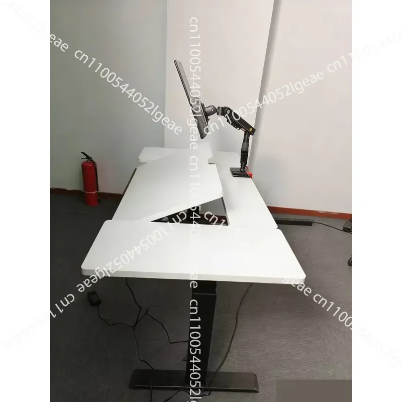 Adjustable Tilt Angle, Ergonomic Wood Modern Desk for Drawing and Long-term Use with Spacious Work Surface