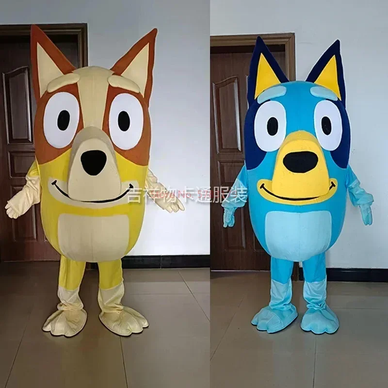 

New Bluey Bingo Dog Cartoon Doll Costume Adult Walking Cosplay Performance Costume Activity Performance Props Doll Costume