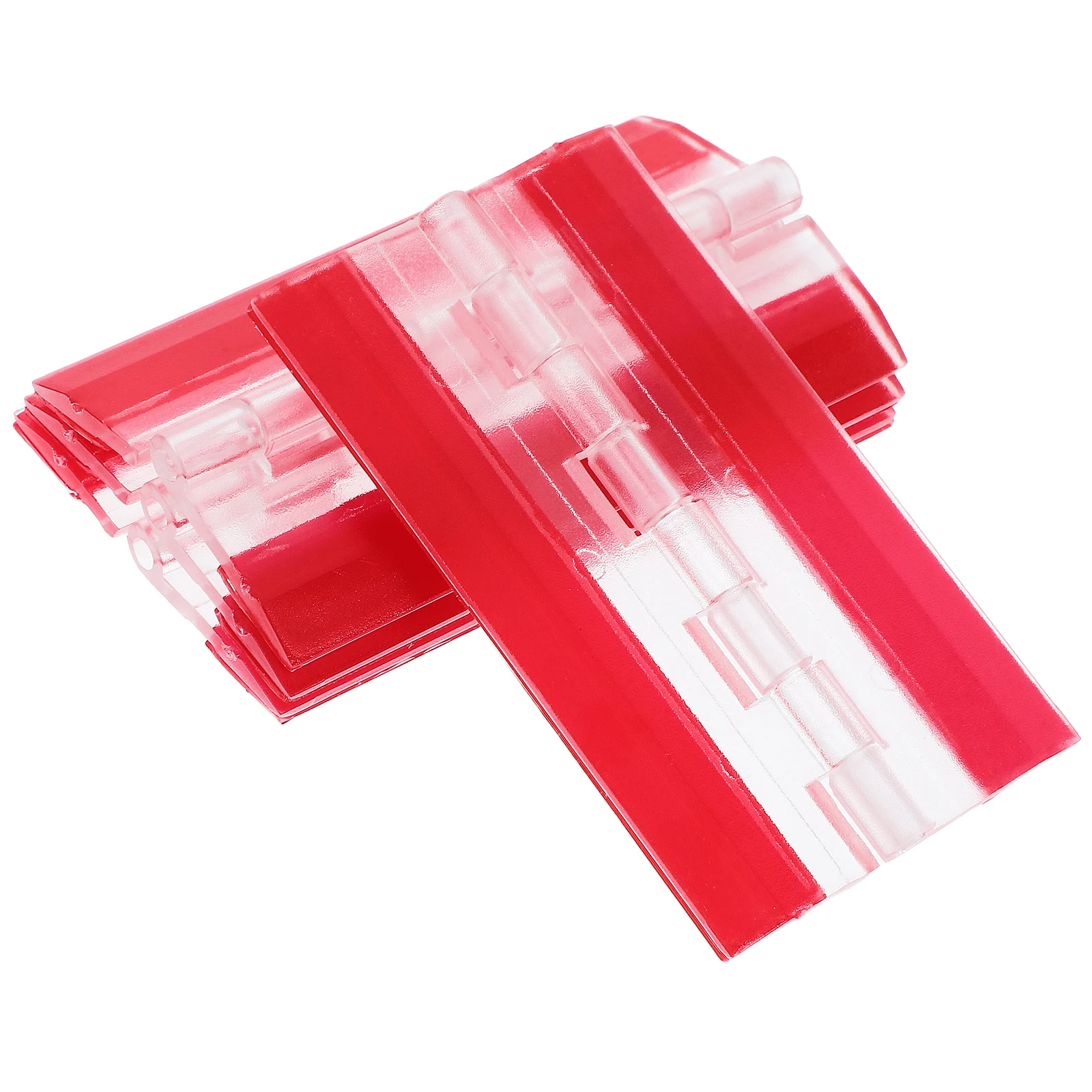 

4pcs Self Adhesive Hinge Small Transparent Acrylic Loose Leaf Project Hinges for Furniture Cabinet Door Hardware Display St