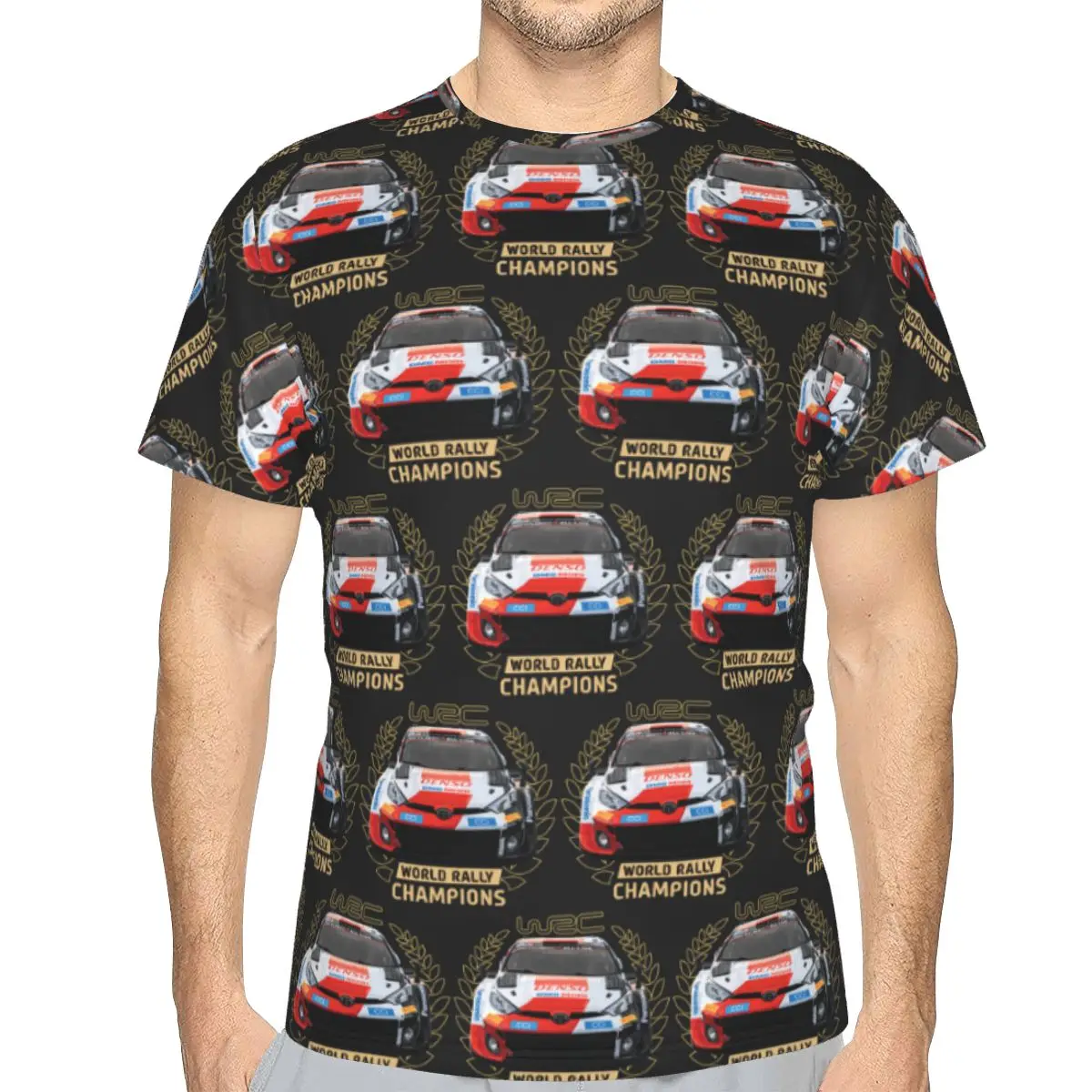 World Rally Championship WRC 100% Cotton T-Shirt Men'sFashion T Shirts Men Round Neck Short Sleeve