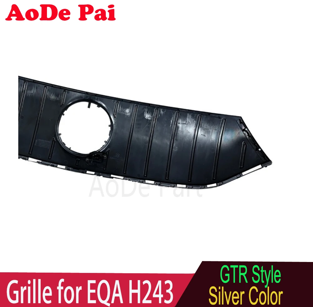 EQA Grille GTR Style Front Bumper Mesh Hood Grid for Mercedes EQA Class AMG H243 2022 2023 2024 EQA300 EQA260