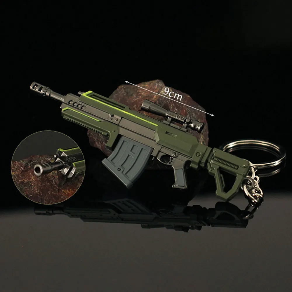 ミニメタルペンダント R-36 ゲーム周辺機器モデル合金ガンキーホルダー装飾アクションフィギュアギフトコレクション子供のおもちゃ ZG422