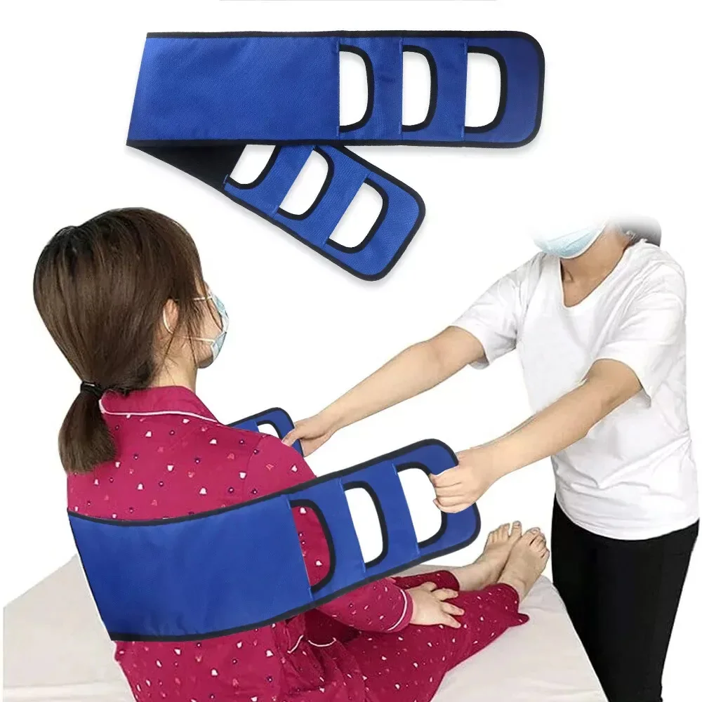 Patient Transfer Nursing Sling, Removable Auxiliary Nursing Accessory, Safely Lifted with Bandage ,Lifting Assist Back Lift Belt