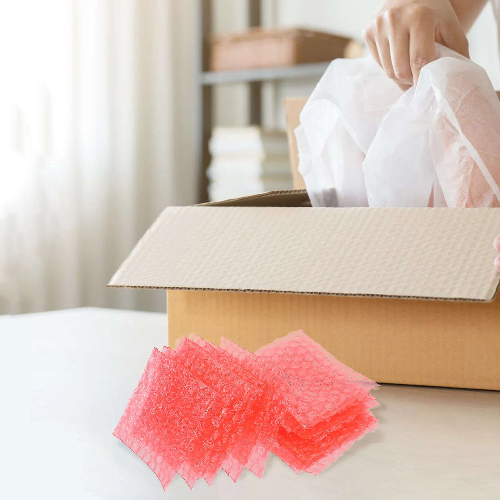 100Pcs Easy to Use Shockproof Bubble Pouches for Packing and Mailing Various Small Items Bubble Pouch Packing Pouch