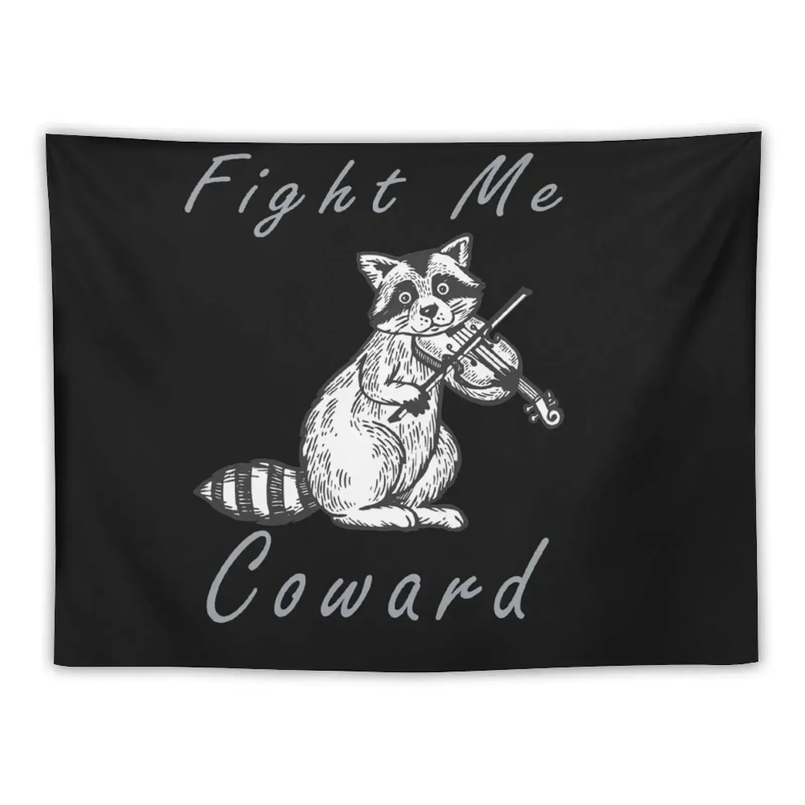 Fight Me Coward Tapestry Bedroom Decoration Room Decor For Girls Room Aesthetic Tapestry