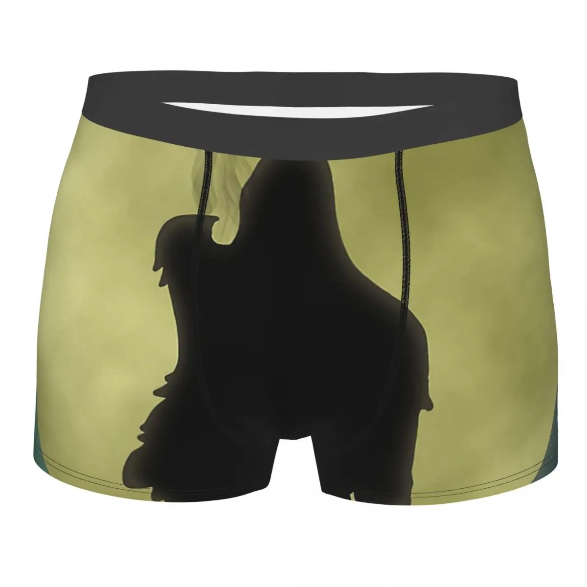 

Wolf Moonlight Howl Underpants Breathbale Panties Male Underwear Print Shorts Boxer Briefs