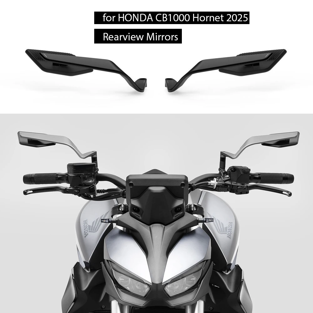 

For Honda CB 1000 Hornet CB1000 2025 Motorcycle Adjustable Side Rotating Rearview Mirrors