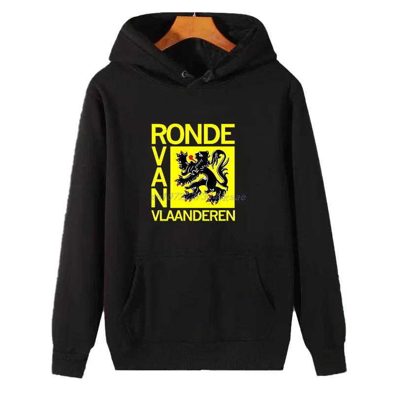Homme Tour Of Flanders Fashion Graphic Hooded Sweatshirts Winter Essentials Hoodie Sweaters New Sweatshirts Thick Sweater