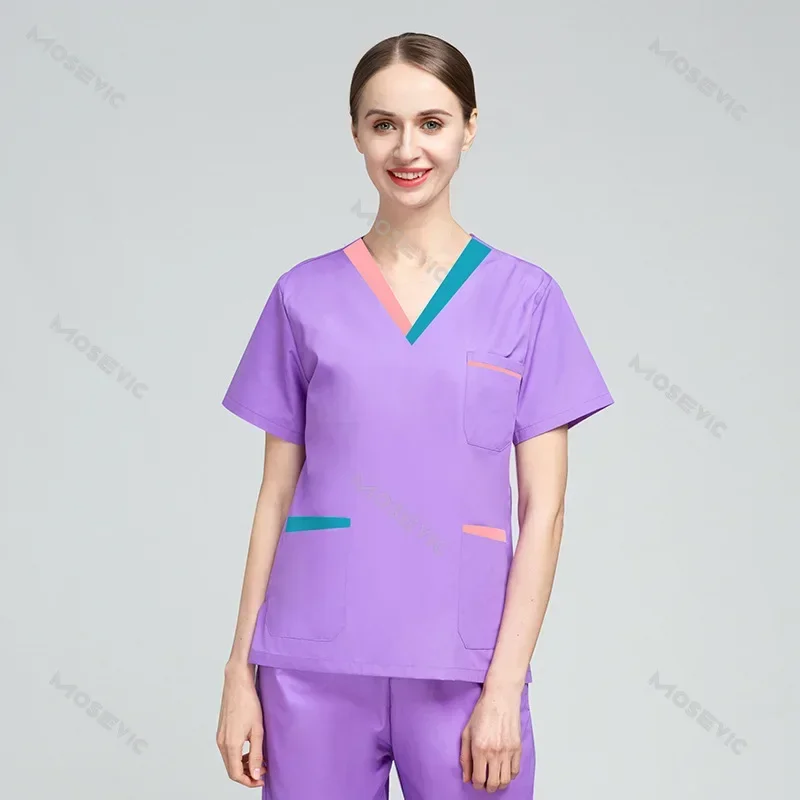 Wholesale Operating Room Medical Uniform Scrubs Hospital Working Scrubs Set Medical Supplies Nurse Dental Surgery Suit Workwear