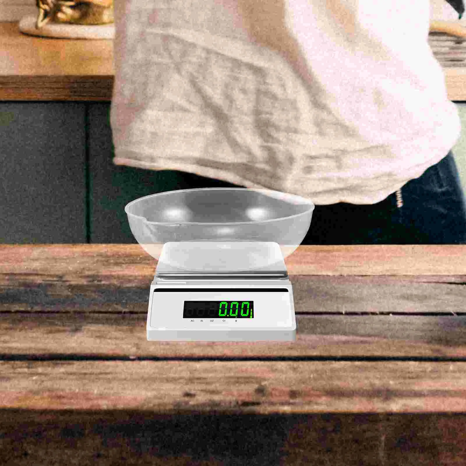 2 Pcs Accessories Kitchen Weighing Pan Scale Jewelry Plastic Powder Weight Portable Tray