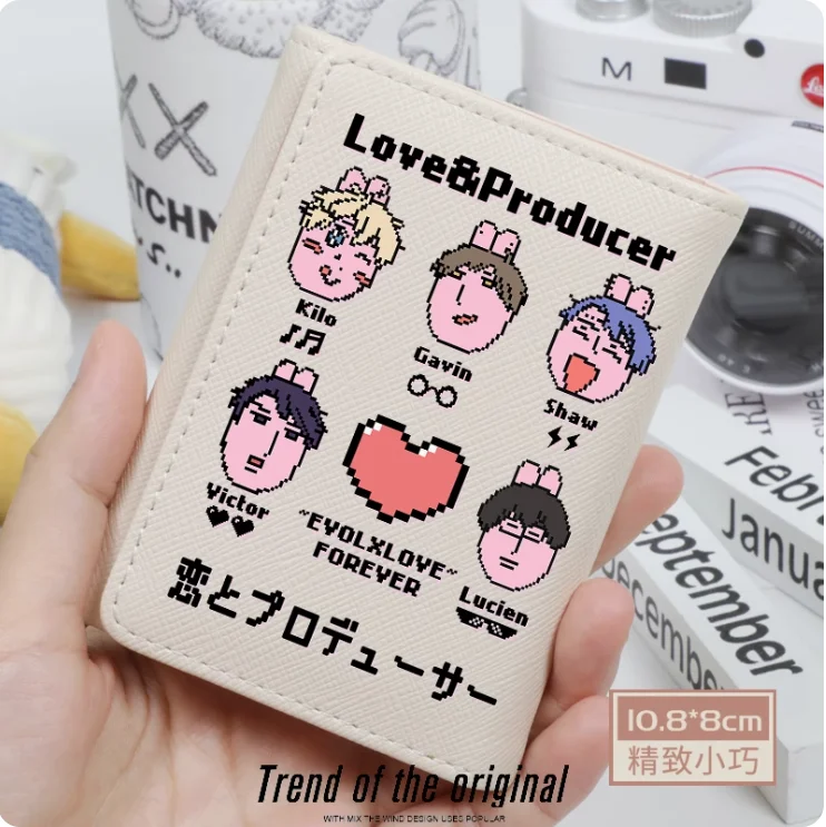 

Anime Love Producer Victor Lucien Gavin Fashion Wallet PU Purse Card Coin Hasp Money Bag Cosplay Gift B148