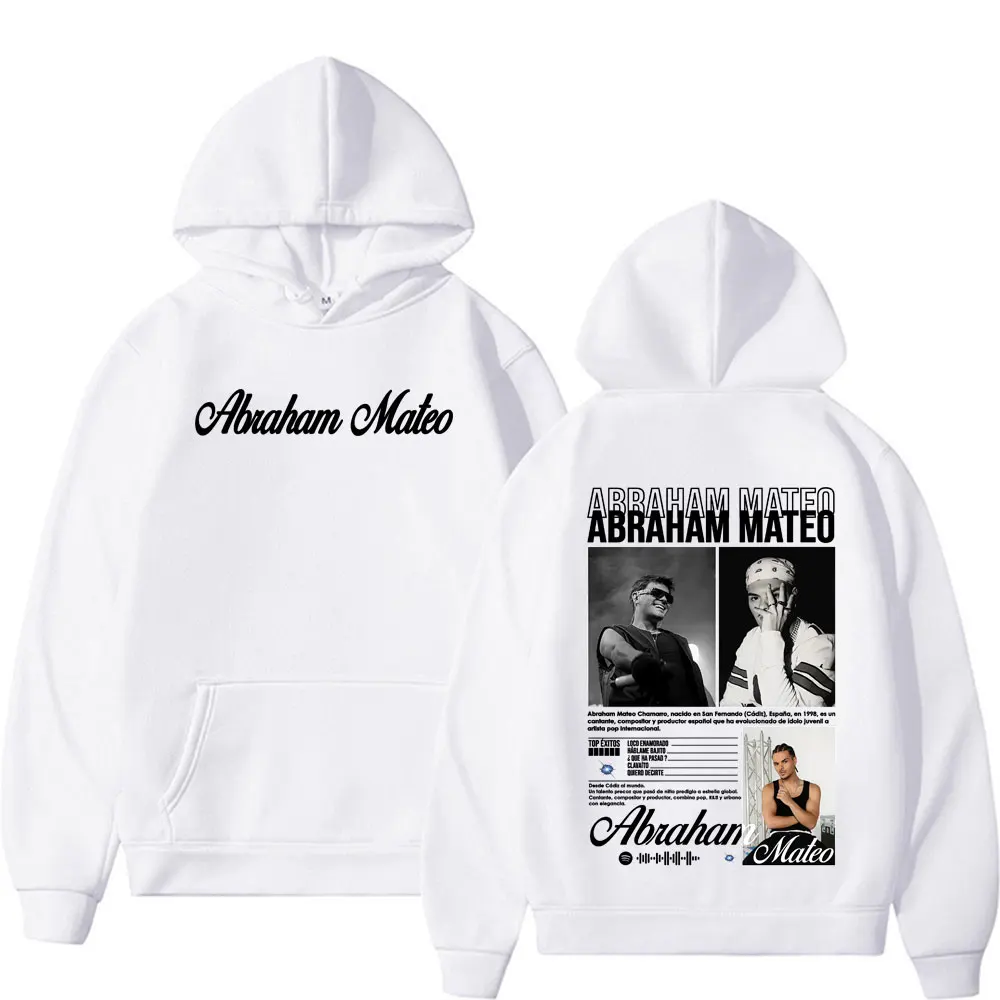 مغني الراب أبراهام ماتيو ألبوم 2025 جولة ميرش هوديي الرجال النساء خمر الكلاسيكية عالية الجودة المتضخم قمصان سويت شيرت بقلنسوة الشارع الشهير #2