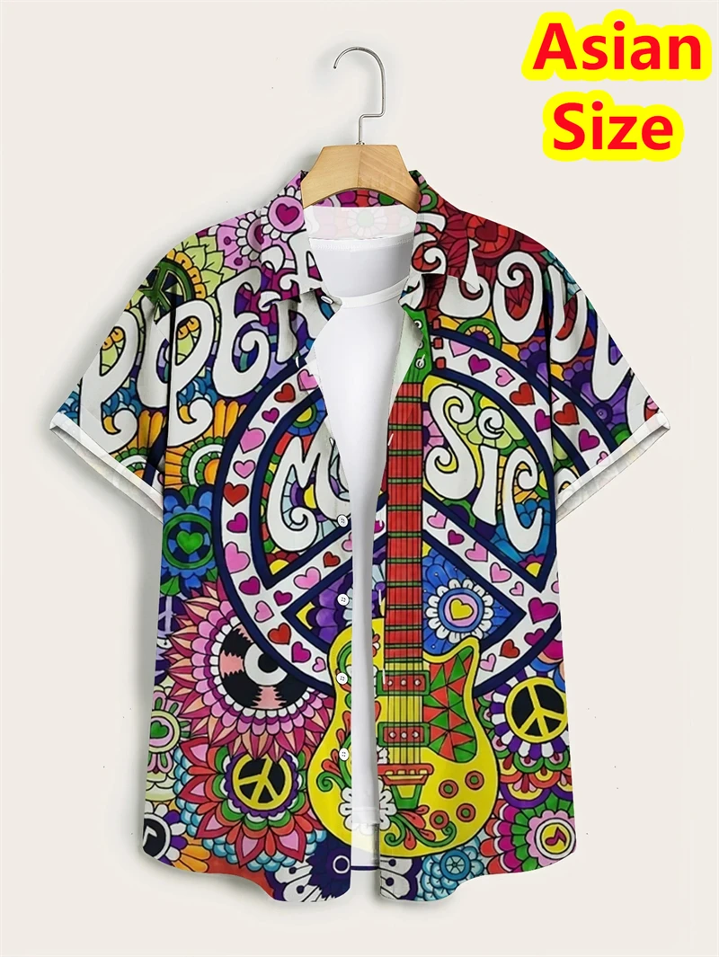 Abstract Men's Shirts Streetwear Beach Male Shirt Short Sleeve Cool Skull 3d Hawaiian Shirt Man 2025 New Tops Women Hip Hop Tops - Image 5