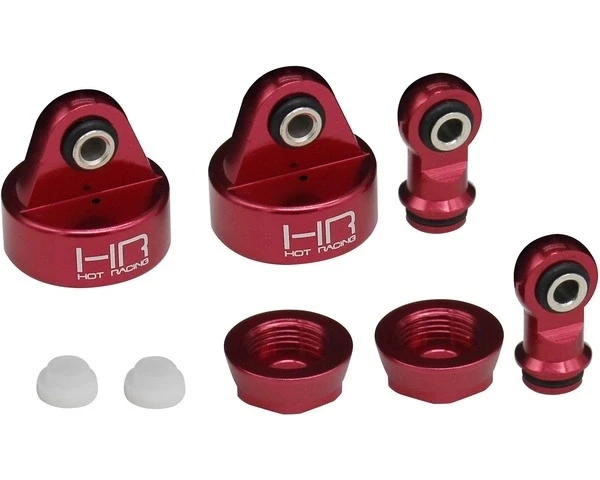 Hot Racing Aluminum Shock Damper Caps And Rod End For Traxxas 1/7 UDR Shocks