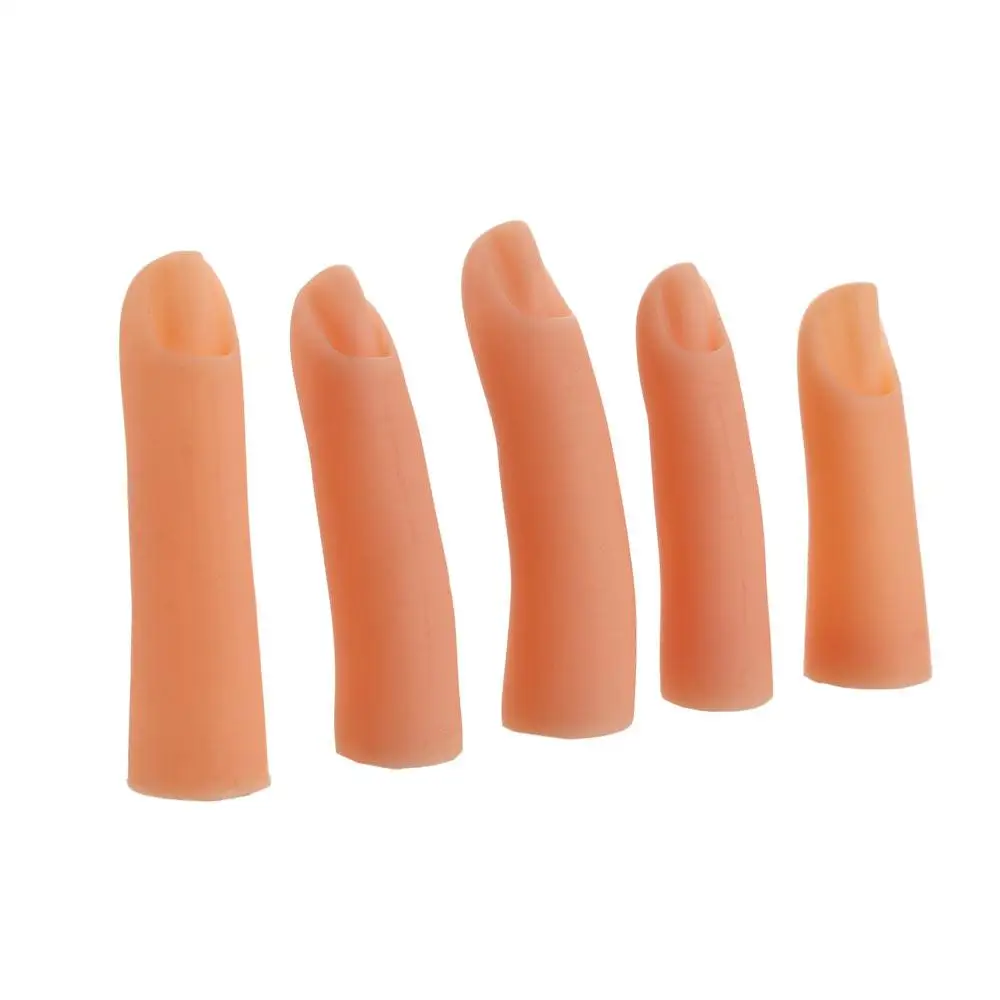 

Reusable Silicone Nail Art Tool Practice Model Fake Fingers Nail Art Training Hand Manicure