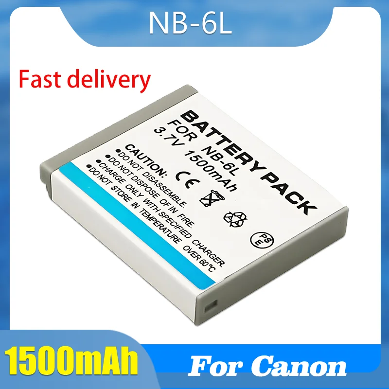 NB-6LH NB-6L 1600mAh Battery For Canon and Charger Powershot SX700 SX710 SX700HS S120 S110 SX170 IS S200 280HS S95 SX530 SX270HS