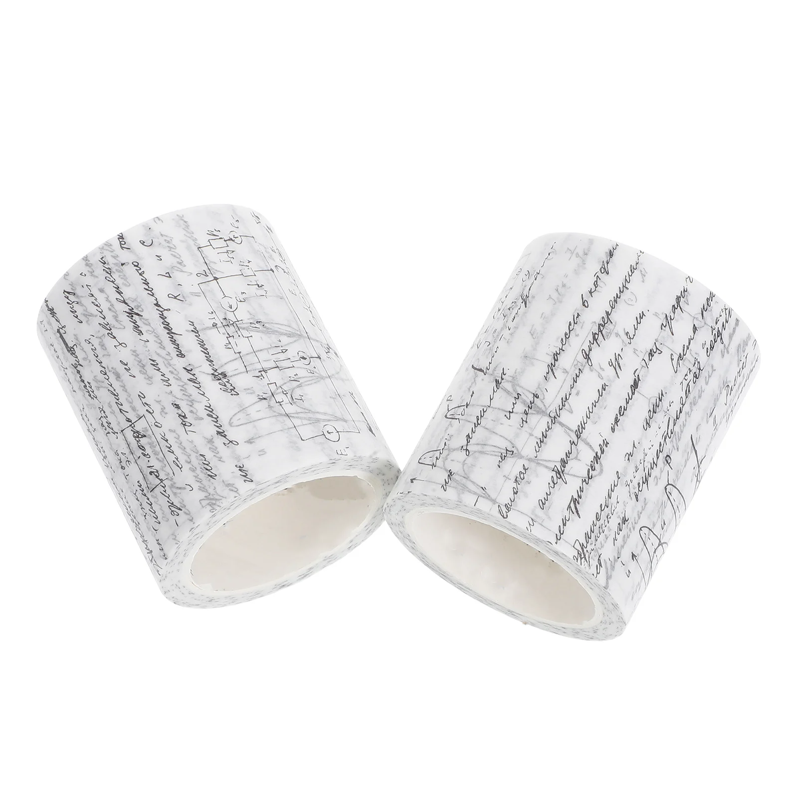 

2 Rolls Vintage Washi Paper Tapes Gothic Theme Adhesive Tape for Hand Account Scrapbook Decoration DIY Projects