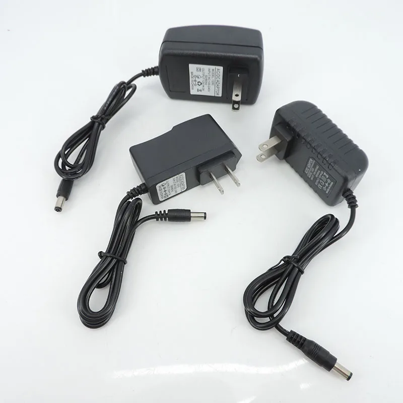 US Plug AC 110V 220V to DC 12V Power Supply Charger 1A 2A 3A 1000ma 2000ma 3000ma Transformer USA travel Adapter 5.5x2.5mm R23