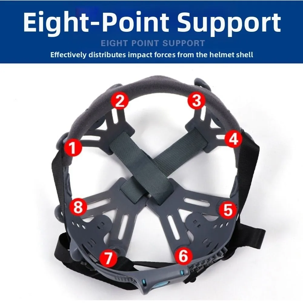 

4/8 Point Hard Hat Suspension Breathable Durable Gear Safety Helmet Liner Adjustable Bumpsproof Bump Cap Insert