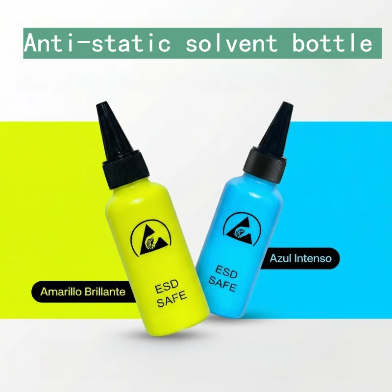 Wine Bottle, Mobile Phone Repair, Anti-Static, Solvent Distributor, Leak-Proof, With Needle, Capacity 65 Milliliters