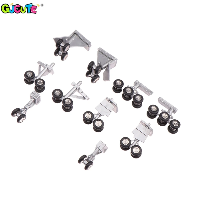 5Pcs/set B747 A380 Aircraft Airplane Airliner Model Landing Gear Wheels And Stand Base Accessories Display