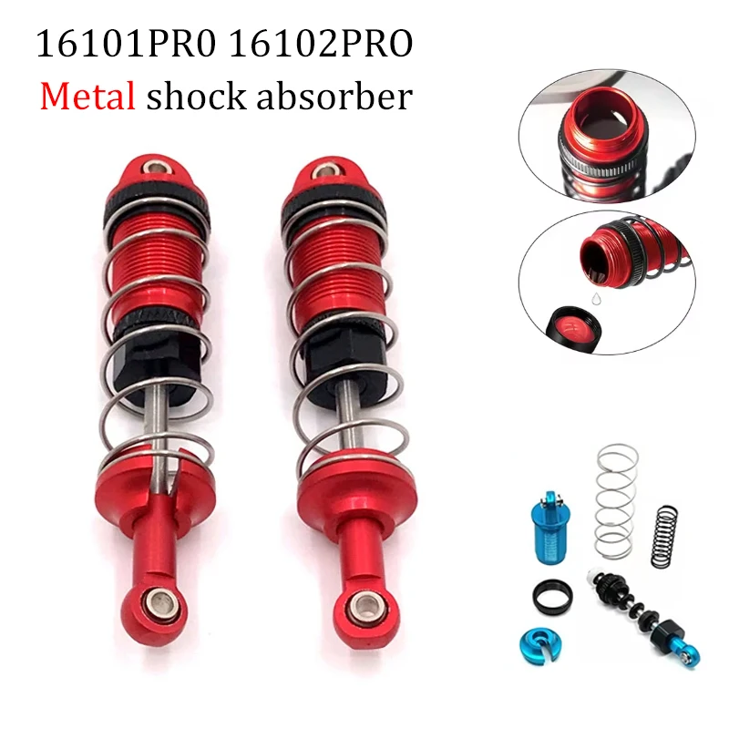 Metal Hydraulic Spring Shock Absorber For SG116MAX SG116 16101 16102 PRO RC Car Upgrade Parts Front Rear Suspension Damper