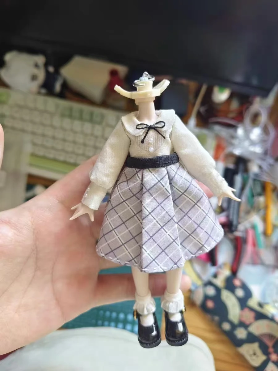 

Anime OB11 Clothes Handmade Customized Uniform Shirt Short Skirt Costum GSC BJD Fashionable DIY Doll Accessories