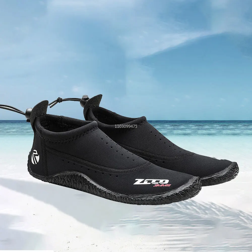 

Мужские неопреновые ботинки для дайвинга толщиной 3 мм, обувь с нескользящей подошвой для подводного плавания, обувь для подводного плавания с низким вырезом, легкая обувь для подводной охоты